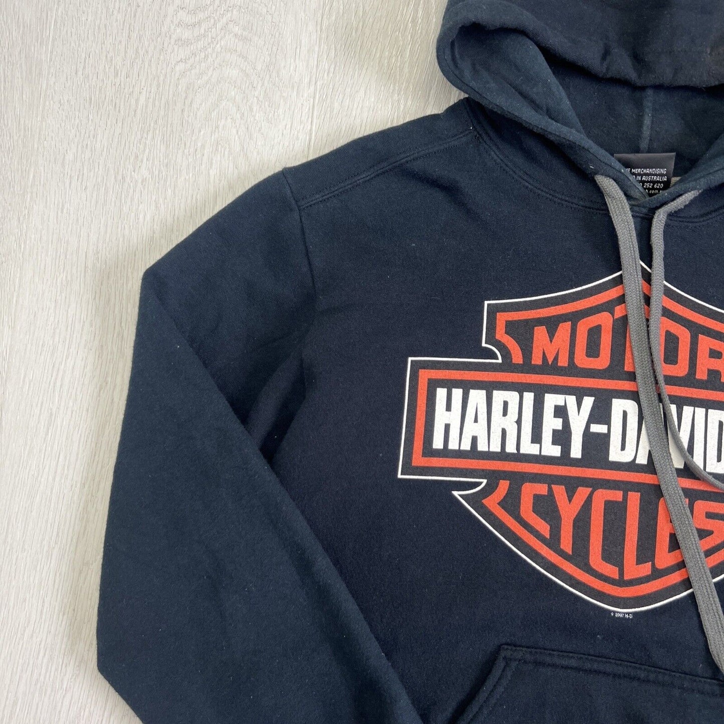 Harley-Davidson Mens Black Pullover Hoodies Size Small