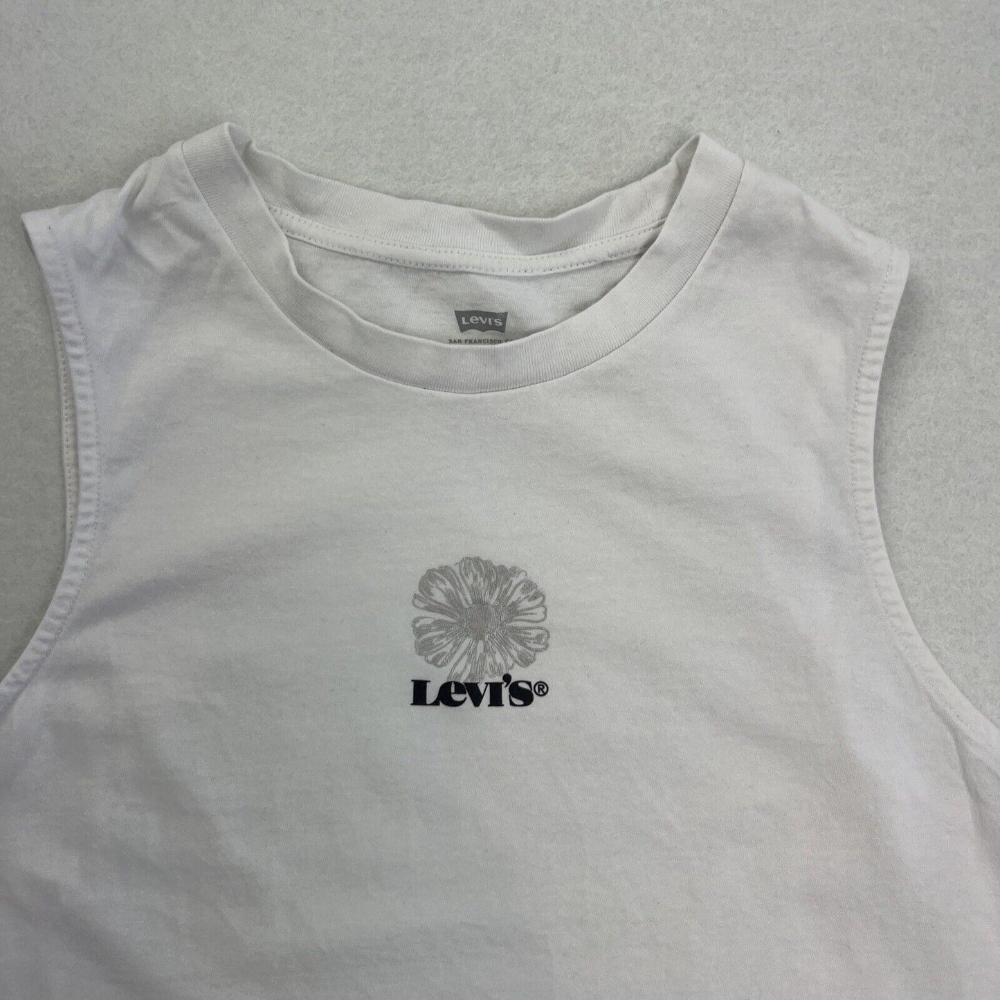 Levi’s Womens White Tank Top Size Medium