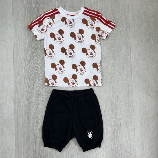 Adidas X Disney Boys Top & Bottom Set Size 18-24 Months